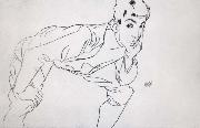 Egon Schiele, Portrait of aerich lederer